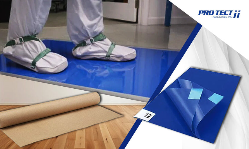 Sticky Mats For Construction, Floor Protection For Jobsite