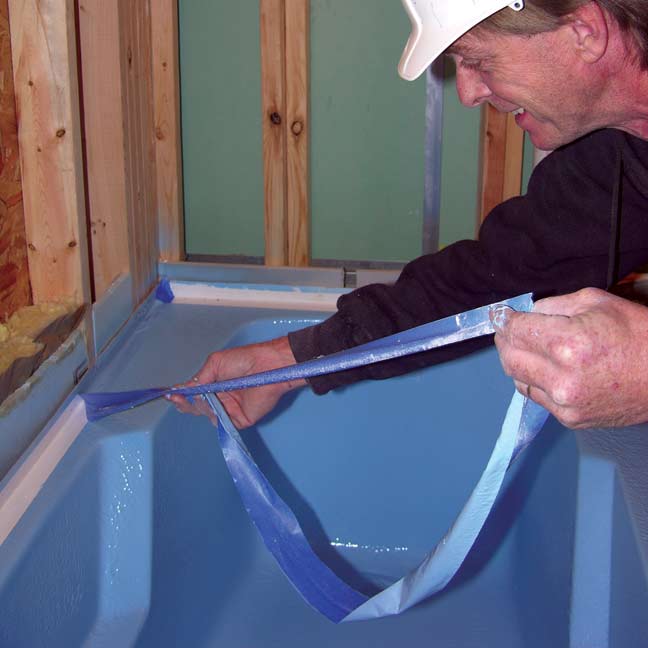 5 ft. Plastic Bathtub Liner Protector