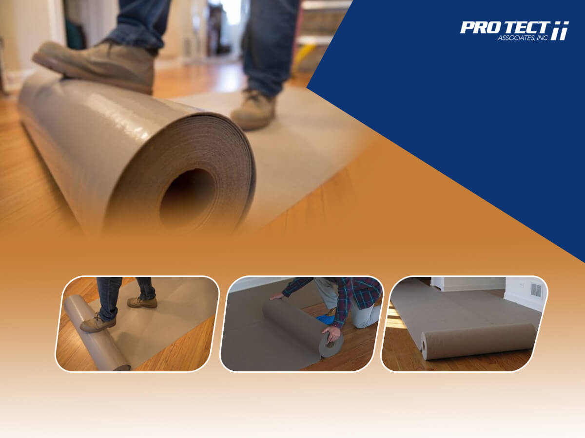 Hardwood floor protectors - essential for jobsite 